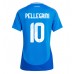 Maillot de foot Italie Lorenzo Pellegrini #10 Domicile vêtements Femmes Europe 2024 Manches Courtes